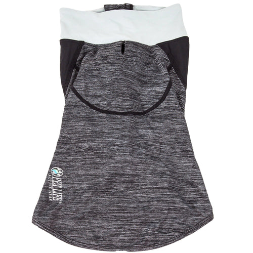 Pet Life ® Active 'Chewitt Wagassy' 4-Way-Stretch Yoga Fitness Long-Sleeve Dog T-Shirt