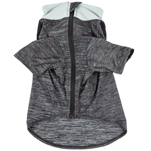 Pet Life ® Active 'Chewitt Wagassy' 4-Way-Stretch Yoga Fitness Long-Sleeve Dog T-Shirt