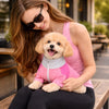 Pet Life ® Active 'Chewitt Wagassy' 4-Way-Stretch Yoga Fitness Long-Sleeve Dog T-Shirt