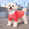 Pet Life ® Active 'Chewitt Wagassy' 4-Way-Stretch Yoga Fitness Long-Sleeve Dog T-Shirt