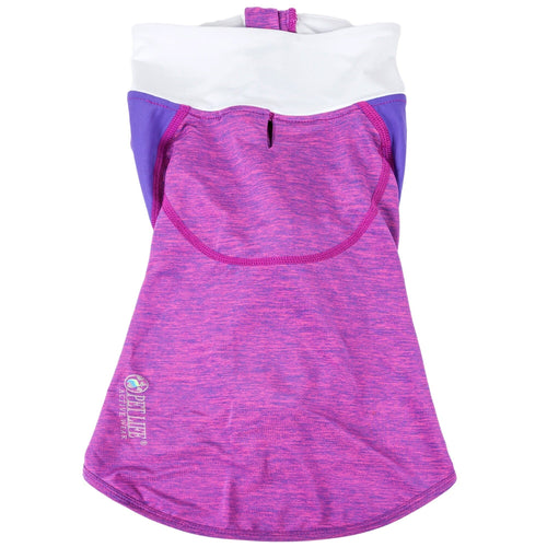 Pet Life ® Active 'Chewitt Wagassy' 4-Way-Stretch Yoga Fitness Long-Sleeve Dog T-Shirt