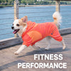 Pet Life ® Active 'Downward Dog' 4-Way-Stretch Fitness Yoga Dog Tracksuit Hoodie