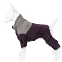 Pet Life ®  Active 'Embarker' 4-Way Stretch Fitness Yoga Full Body Dog Tracksuit