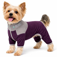 Pet Life ®  Active 'Embarker' 4-Way Stretch Fitness Yoga Full Body Dog Tracksuit