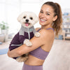 Pet Life ®  Active 'Embarker' 4-Way Stretch Fitness Yoga Full Body Dog Tracksuit