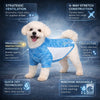 Pet Life ® Active 'Warf Speed' Heathered Ultra-Stretch Yoga Fitness Dog T-Shirt