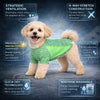 Pet Life ® Active 'Warf Speed' Heathered Ultra-Stretch Yoga Fitness Dog T-Shirt