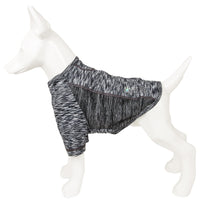 Pet Life ® Active 'Warf Speed' Heathered Ultra-Stretch Yoga Fitness Dog T-Shirt