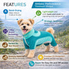 Pet Life ® Active 'Warm-Pup' Stretchy and Quick-Drying Fitness Dog Yoga Warm-Up Tracksuit