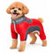 X-Small / Red and Slate Gray