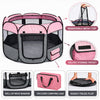 Pet Life ® 'All-Terrain' Lightweight Easy Folding Wire-Framed Collapsible Travel Pet Dog Playpen crate