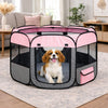 Pet Life ® 'All-Terrain' Lightweight Easy Folding Wire-Framed Collapsible Travel Pet Dog Playpen crate