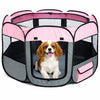 Pet Life ® 'All-Terrain' Lightweight Easy Folding Wire-Framed Collapsible Travel Pet Dog Playpen crate