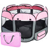 Pet Life ® 'All-Terrain' Lightweight Easy Folding Wire-Framed Collapsible Travel Pet Dog Playpen crate
