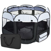 Pet Life ® 'All-Terrain' Lightweight Easy Folding Wire-Framed Collapsible Travel Pet Dog Playpen crate