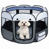 Pet Life ® 'All-Terrain' Lightweight Easy Folding Wire-Framed Collapsible Travel Pet Dog Playpen crate