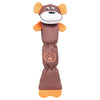 Pet Life ® Animated Extra Long Nylon Squeaker Water-resistant Plush Dog Toy