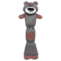 Pet Life ® Animated Extra Long Nylon Squeaker Water-resistant Plush Dog Toy