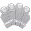 Pet Life ® Anti-Slip Rubberized Gripped Breathable Stretch Pet Dog Socks - Set of 4