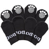 Pet Life ® Anti-Slip Rubberized Gripped Breathable Stretch Pet Dog Socks - Set of 4