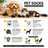 Pet Life ® Anti-Slip Rubberized Gripped Breathable Stretch Pet Dog Socks - Set of 4