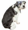 Pet Life ®  'Bone Cappa' Graffiti Sculptured Uv Protectant Adjustable Fashion Dog Hat Cap