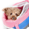 Pet Life ® 'Bubble-Poly' Tri-Colored Winter Insulated Fashion Designer Pet Dog Carrier