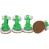 Pet Life ® 'Buckle-Supportive' PVC Waterproof Pet Dog Shoes Sandals - Set Of 4