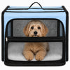 Pet Life ® 'Capacious' Dual-Sided Expandable Spacious Wire Folding Collapsible Lightweight Pet Dog Crate Carrier House