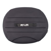 Pet Life ® 'Circular Shelled' Perforated Lightweight Collapsible Military Grade Travel Pet Dog Carrier