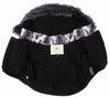 Pet Life ® Classic Metallic Fashion 3M Insulated Dog Coat Parka  w/ Removable Hood