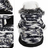 Pet Life ® Classic Metallic Fashion 3M Insulated Dog Coat Parka  w/ Removable Hood