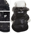 Pet Life ® Classic Metallic Fashion 3M Insulated Dog Coat Parka  w/ Removable Hood