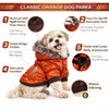 Pet Life ® Classic Metallic Fashion 3M Insulated Dog Coat Parka  w/ Removable Hood