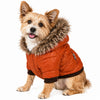 Pet Life ® Classic Metallic Fashion 3M Insulated Dog Coat Parka  w/ Removable Hood