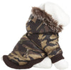 Pet Life ® Classic Metallic Fashion 3M Insulated Dog Coat Parka  w/ Removable Hood