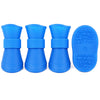 Pet Life ® Elastic Protective Multi-Usage All-Terrain Rubberized Dog Shoes - Set of 4