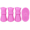 Pet Life ® Elastic Protective Multi-Usage All-Terrain Rubberized Dog Shoes - Set of 4