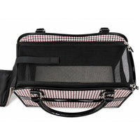 Pet Life ® Exquisite Airline Approved Designer Travel Pet Dog Handbag Carrier