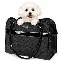 Pet Life ® Exquisite Airline Approved Designer Travel Pet Dog Handbag Carrier
