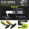 Pet Life ® Flex Series Undercoat Dematter Grooming Pet Rake