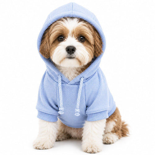 Pet Life ® French Terry Ultra-Soft Quick-Drying Hooded Dog Sweater
