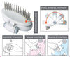 Pet Life ® 'Gyrater' Swivel Travel Dual-Rowed Grooming Undercoat Pet Rake