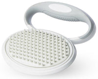 Pet Life ® 'Gyrater' Swivel Travel Silicone Massage Grooming Cat Brush