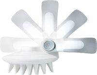 Pet Life ® 'Gyrater' Swivel Travel Silicone Massage Grooming Pet Brush