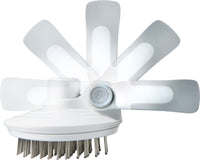 Pet Life ® 'Gyrater' Travel Self-Cleaning Swivel Grooming Pet Pin Brush