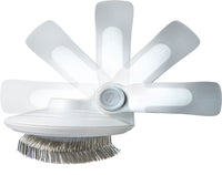 Pet Life ® 'Gyrater' Travel Self-Cleaning Swivel Grooming Slicker Pet Brush