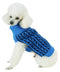 X-Small / Aqua Blue And Dark Blue