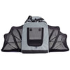 Pet Life ®  'Hounda Accordion' Metal Framed Soft-Folding Collapsible Dual-Sided Expandable Pet Dog Crate