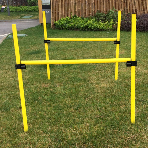 Pet Life ® 'Jumping Hurdle' Collapsible Travel Folding Outdoor Performance Agility Pet Dog Trainer Training Kit